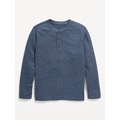 Softest Long-Sleeve Henley T-Shirt for Boys