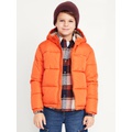 Water-Resistant Quilted Puffer Jacket for Boys