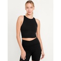 CloudComfy High-Neck Longline Sports Bra