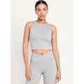 CloudComfy High-Neck Longline Sports Bra