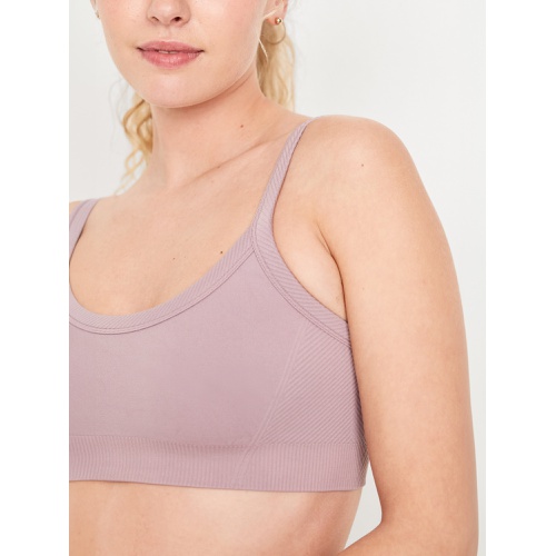 올드네이비 Light Support Seamless Ribbed Sports Bra