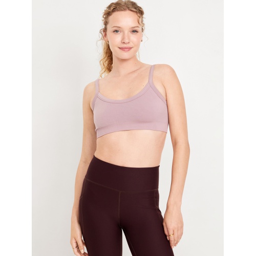 올드네이비 Light Support Seamless Ribbed Sports Bra