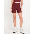 High-Waisted PowerSoft Biker Shorts -- 6-inch inseam