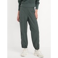 High-Waisted Ankle-Zip Cargo Joggers