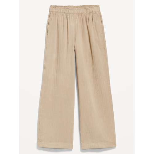 올드네이비 High-Waisted Crinkle Gauze Ankle Pants