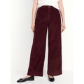 High-Waisted Corduroy Wide-Leg Pants