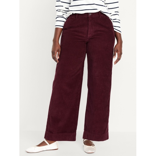 올드네이비 High-Waisted Corduroy Wide-Leg Pants