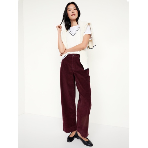 올드네이비 High-Waisted Corduroy Wide-Leg Pants