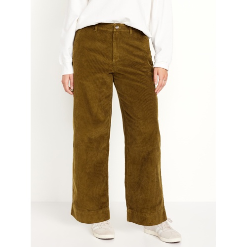 올드네이비 High-Waisted Corduroy Wide-Leg Pants