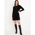 Long-Sleeve Mini Swing Dress Hot Deal