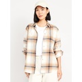 Flannel Boyfriend Button-Down Shirt