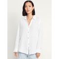 Button-Down Boyfriend Shirt Hot Deal