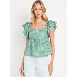 Flutter-Sleeve Top