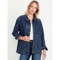 Relaxed Jean Barn Jacket