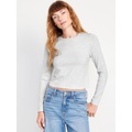 Bestee Long-Sleeve Crop T-Shirt