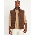 Corduroy Puffer Vest