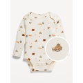 Long-Sleeve Printed Bodysuit for Baby