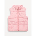 Water-Resistant Quilted Vest for Toddler Girls