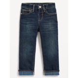 Built-In Warm Straight Jeans for Toddler Boys