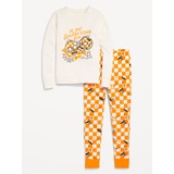 Gender-Neutral Graphic Snug-Fit Pajama Set for Kids