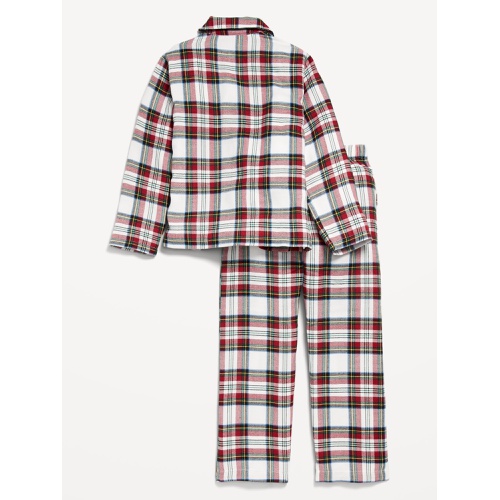 올드네이비 Gender-Neutral Printed Button-Front Pajama Set for Kids