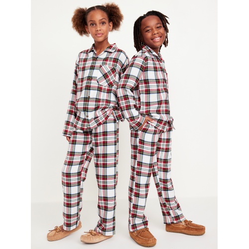 올드네이비 Gender-Neutral Printed Button-Front Pajama Set for Kids