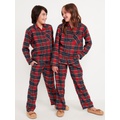 Gender-Neutral Printed Button-Front Pajama Set for Kids