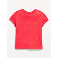 Softest Short-Sleeve Heart-Pocket T-Shirt for Girls Hot Deal