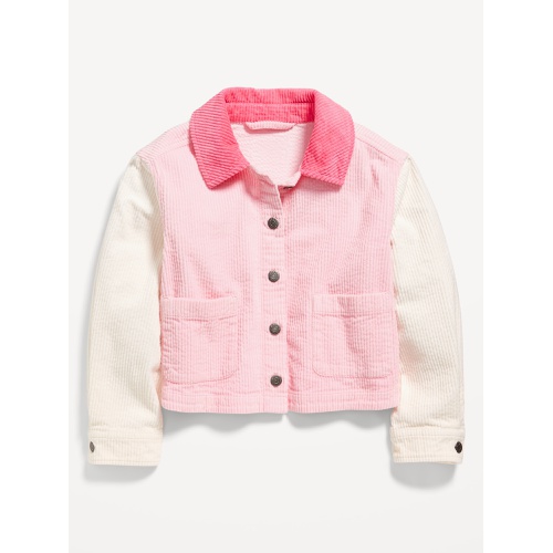 올드네이비 Color-Block Corduroy Jacket for Girls