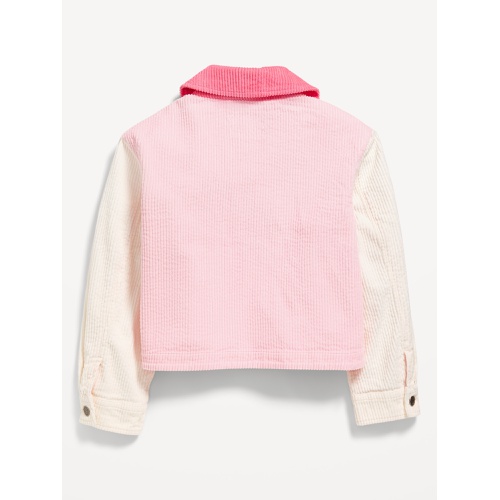 올드네이비 Color-Block Corduroy Jacket for Girls