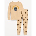 Gender-Neutral Graphic Snug-Fit Pajama Set for Kids