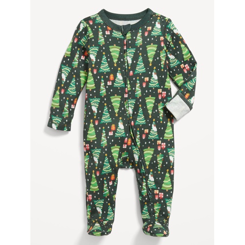 올드네이비 2-Way-Zip Printed Sleep & Play Footed One-Piece for Baby