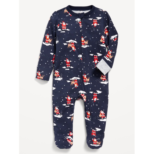 올드네이비 2-Way-Zip Printed Sleep & Play Footed One-Piece for Baby