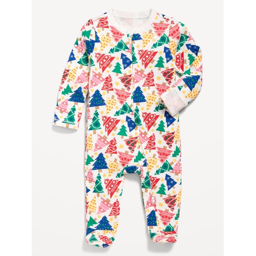 올드네이비 2-Way-Zip Printed Sleep & Play Footed One-Piece for Baby