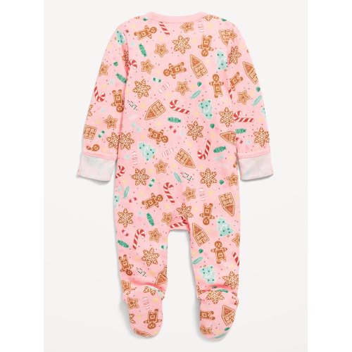 올드네이비 2-Way-Zip Printed Sleep & Play Footed One-Piece for Baby