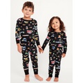 Printed Snug-Fit Pajama Set for Toddler & Baby