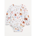 Long-Sleeve Printed Bodysuit for Baby