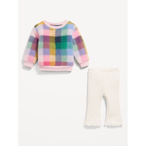 올드네이비 Sherpa Sweatshirt and Ribbed Leggings Set for Baby Hot Deal