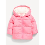 Water-Resistant Quilted Graphic Puffer Jacket for Baby