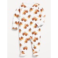 2-Way-Zip Printed Sleep & Play Footed One-Piece for Baby