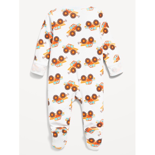 올드네이비 2-Way-Zip Printed Sleep & Play Footed One-Piece for Baby