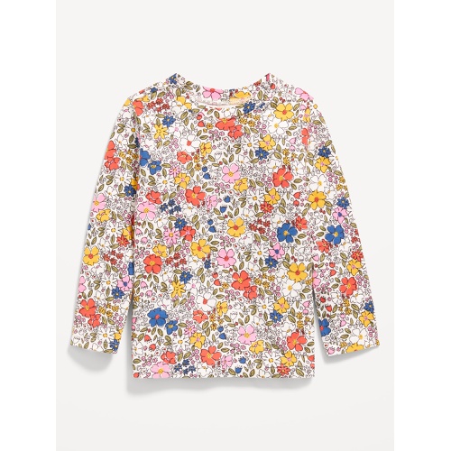 올드네이비 Printed Long-Sleeve T-Shirt for Toddler Girls Hot Deal