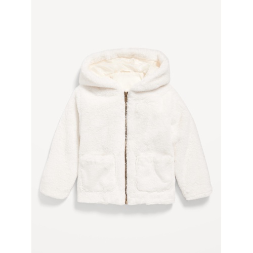 올드네이비 Faux-Fur Full-Zip Hooded Jacket for Toddler Girls Hot Deal