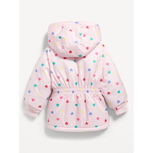 올드네이비 Water-Resistant Cinched-Waist Snow Jacket for Toddler Girls