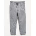 Functional-Drawstring Jogger Pants for Toddler Boys