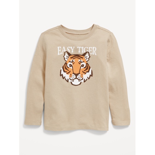 올드네이비 Long-Sleeve Graphic T-Shirt for Toddler Boys Hot Deal