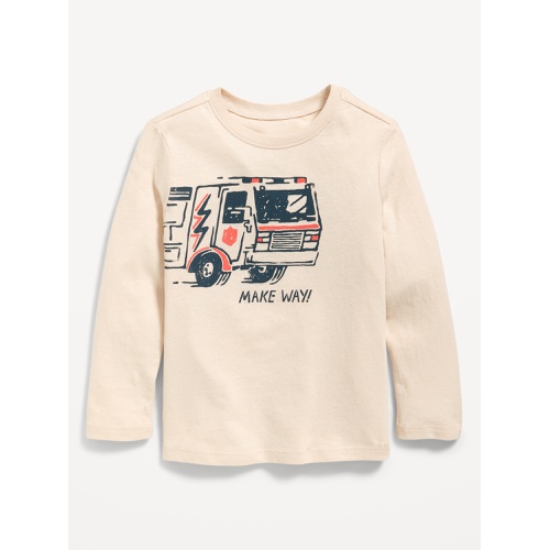 올드네이비 Long-Sleeve Graphic T-Shirt for Toddler Boys Hot Deal