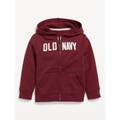 Logo-Graphic Zip-Front Hoodie for Toddler Boys