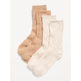 Soft-Knit Camp Crew Socks 2-Pack for Girls