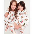 Gender-Neutral Graphic Snug-Fit Pajama Set for Kids